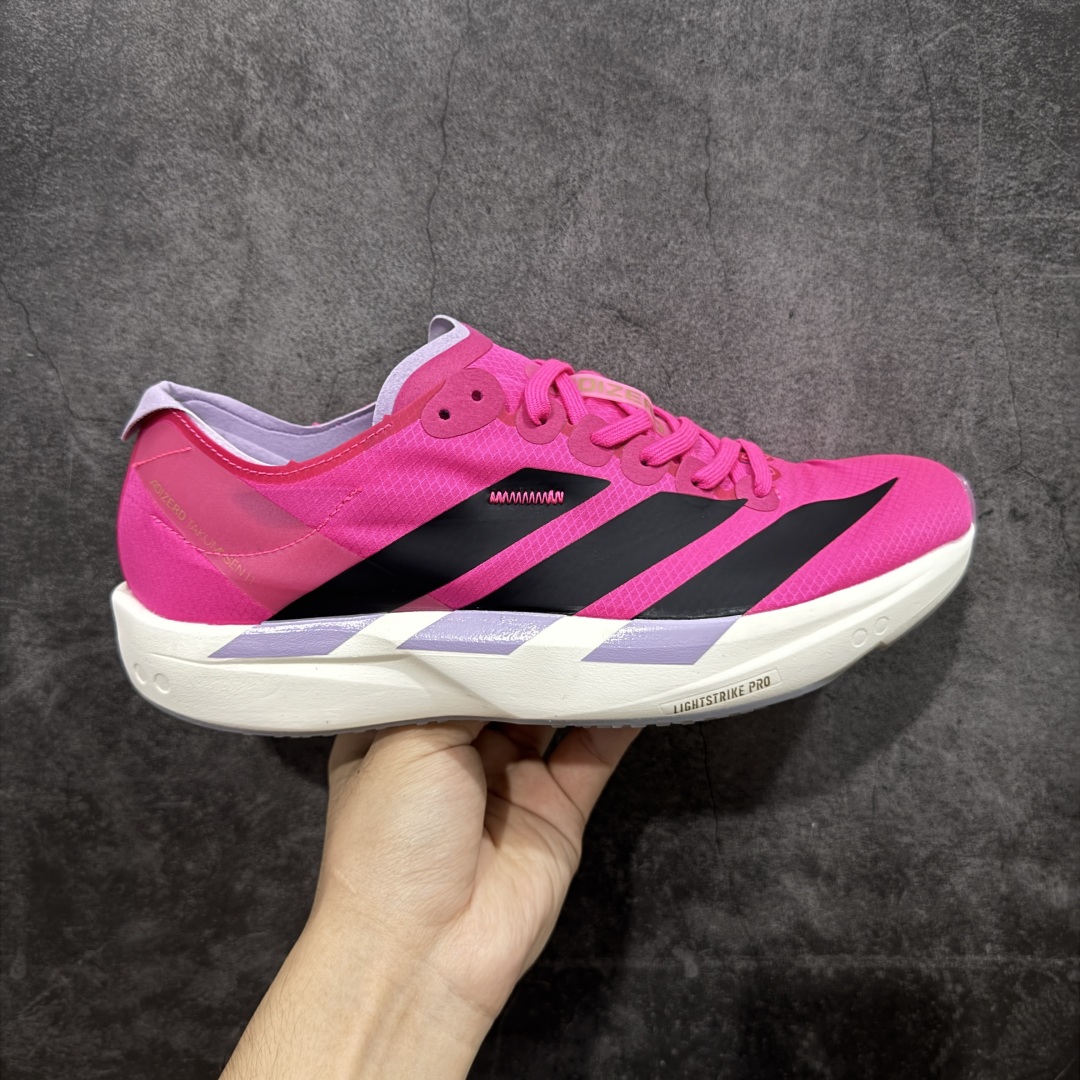 【纯原真碳】Adidas Adizero Takumi Sen 11 W 阿迪达斯 耐磨减震专业跑步鞋 无论是平时训练还是马拉松 让这款跑步鞋伴你畅快开跑 兼具舒适性和结构感 搭载Lightstrike科技 为步伐注入活力 尺码：40-45 货号：JQ2812-选品中心