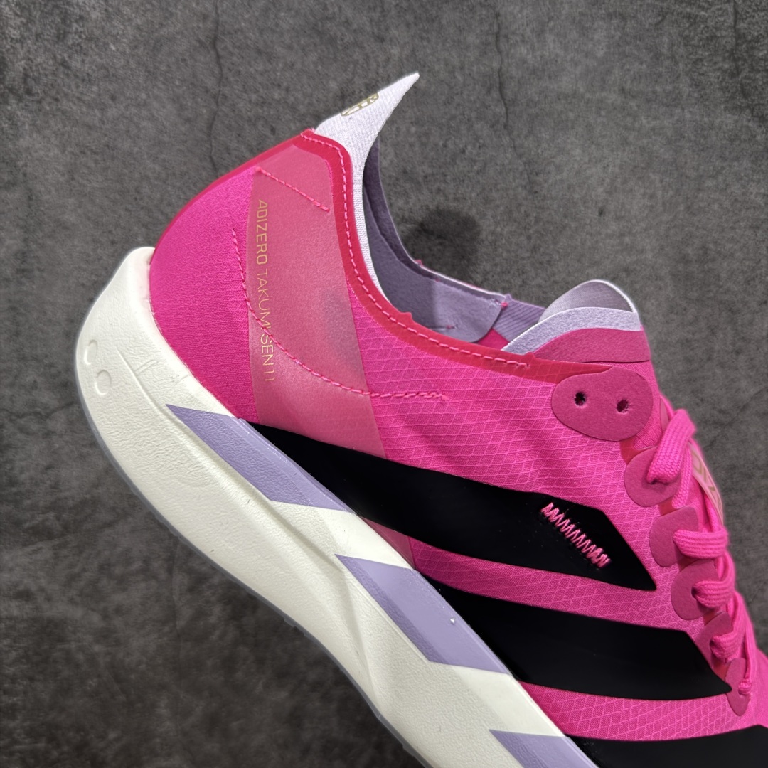 图片[7]-【纯原真碳】Adidas Adizero Takumi Sen 11 W 阿迪达斯 耐磨减震专业跑步鞋 无论是平时训练还是马拉松 让这款跑步鞋伴你畅快开跑 兼具舒适性和结构感 搭载Lightstrike科技 为步伐注入活力 尺码：40-45 货号：JQ2812-选品中心