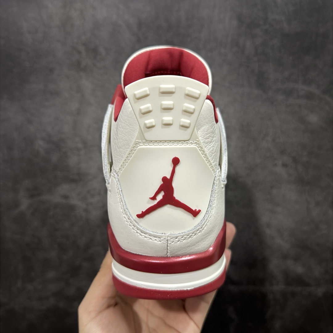图片[4]-【原厂版】Air Jordan AJ4 白米红情人节 HV0823-108 全新升级改良 原鞋原楦原纸板同源开发 完美呈现乔4的版型 内侧正确双色网格 还原细节 原厂皮料 正确气垫颜色 正确网格工艺 正确拉帮工艺 全鞋原装材料制作 原档案原模具打造 支持全方位与正品对比 尺码：36-47.5-选品中心