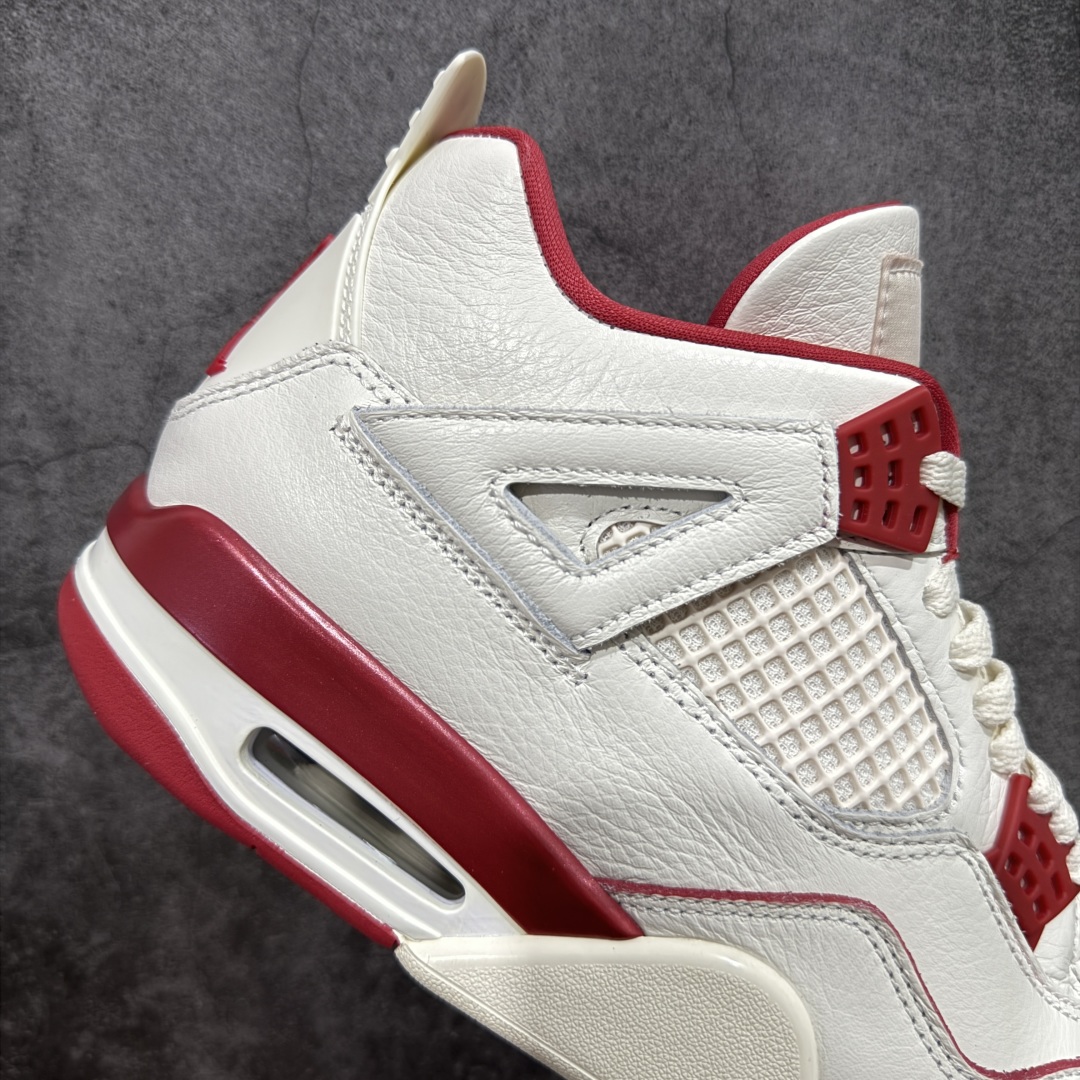 图片[7]-【原厂版】Air Jordan AJ4 白米红情人节 HV0823-108 全新升级改良 原鞋原楦原纸板同源开发 完美呈现乔4的版型 内侧正确双色网格 还原细节 原厂皮料 正确气垫颜色 正确网格工艺 正确拉帮工艺 全鞋原装材料制作 原档案原模具打造 支持全方位与正品对比 尺码：36-47.5-选品中心