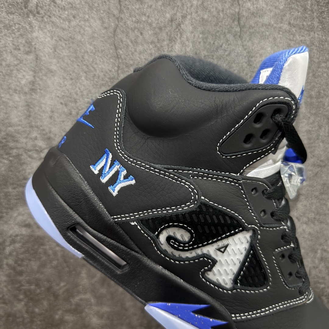 图片[7]-【外贸纯原】Awake NY x Air Jordan AJ5 联名黑蓝 DV4982-004 外贸大厂出品 匠心打造 原厂皮料原厂数据 全新纸板 模具打造 外贸 平台高端零售专供品质 品质毋庸置疑 一眼正品既视感 细节均已解码 尺码：36-47.5-选品中心
