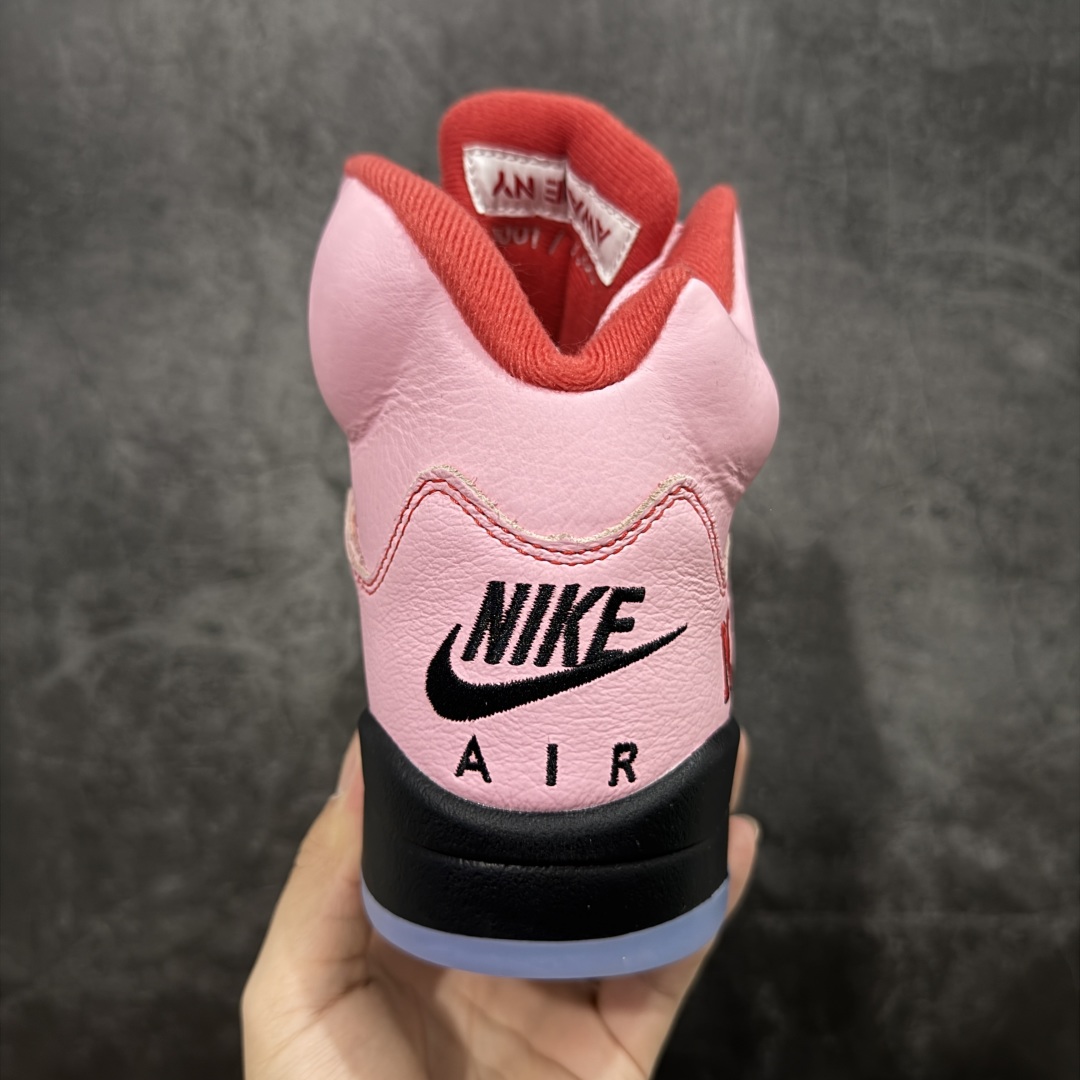 图片[4]-【外贸纯原】Awake NY x Air Jordan AJ5 联名黑粉 DV4982-600 外贸大厂出品 匠心打造 原厂皮料原厂数据 全新纸板 模具打造 外贸 平台高端零售专供品质 品质毋庸置疑 一眼正品既视感 细节均已解码 尺码：36-47.5-选品中心