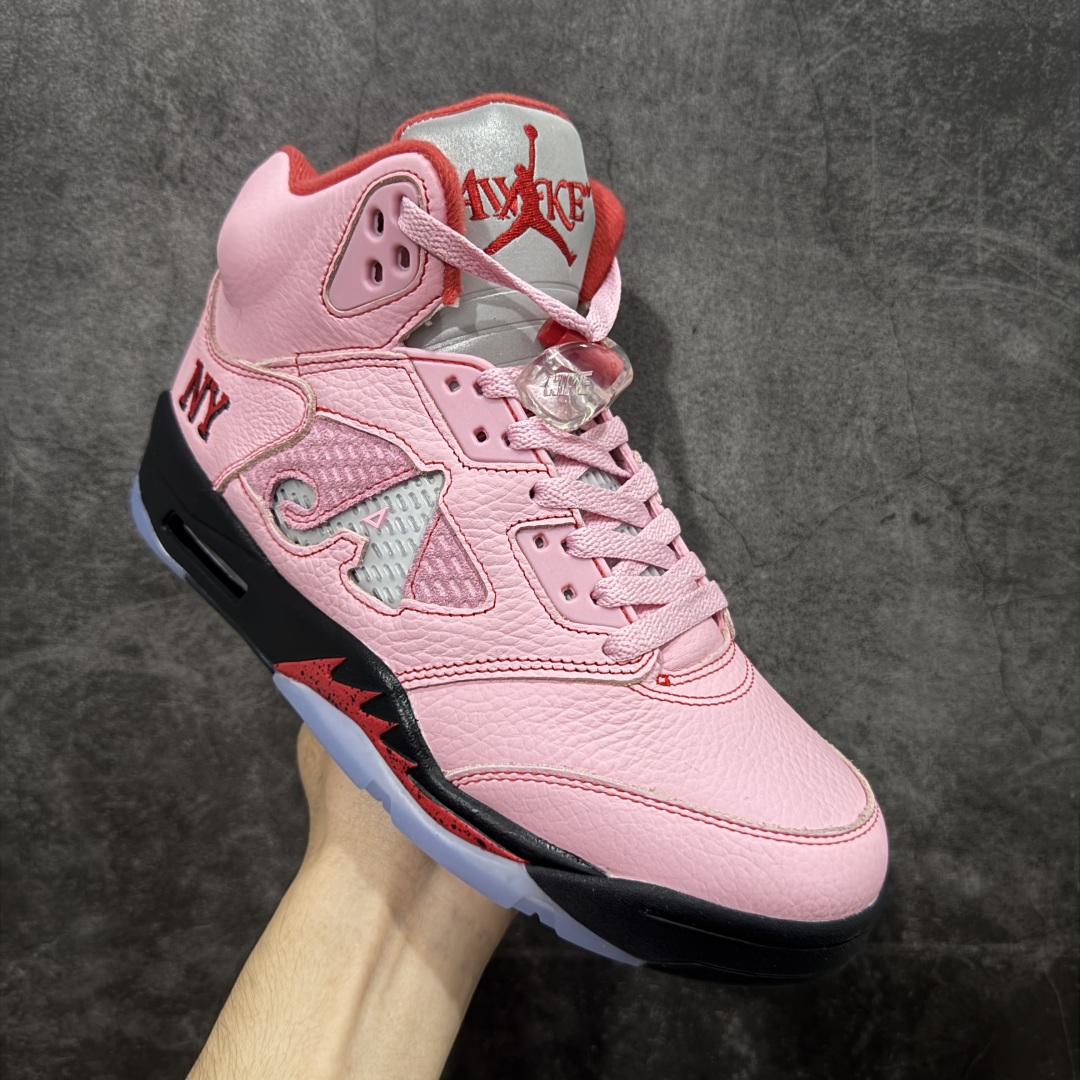 图片[3]-【外贸纯原】Awake NY x Air Jordan AJ5 联名黑粉 DV4982-600 外贸大厂出品 匠心打造 原厂皮料原厂数据 全新纸板 模具打造 外贸 平台高端零售专供品质 品质毋庸置疑 一眼正品既视感 细节均已解码 尺码：36-47.5-选品中心