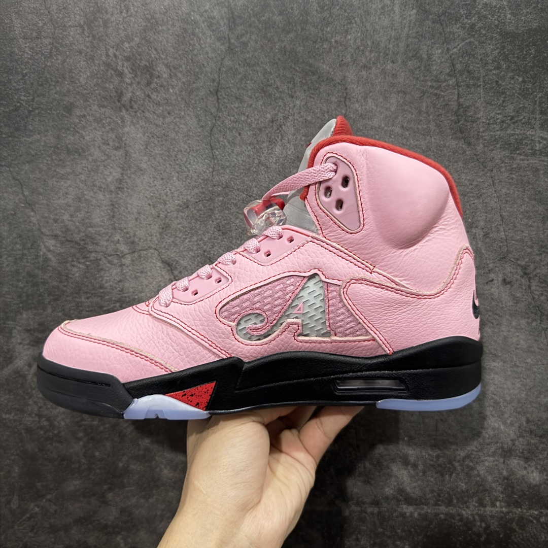 图片[2]-【外贸纯原】Awake NY x Air Jordan AJ5 联名黑粉 DV4982-600 外贸大厂出品 匠心打造 原厂皮料原厂数据 全新纸板 模具打造 外贸 平台高端零售专供品质 品质毋庸置疑 一眼正品既视感 细节均已解码 尺码：36-47.5-选品中心