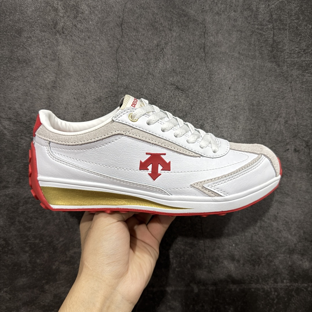 【纯原版】迪桑特DESCENTE Sport Style系列 CHRON RACER复古风运动休闲鞋\\t #原楦原纸版开发版型 #鞋底设计有特殊的纹理或材料，以增加摩擦力，减少滑倒的风险。 #使用耐用的材料制成，能够承受长时间的使用和摩擦，减少磨损。 尺码：36 36.5 37 38 38.5 39 40 40.5 42 42.5 43 44 44.5 45-选品中心