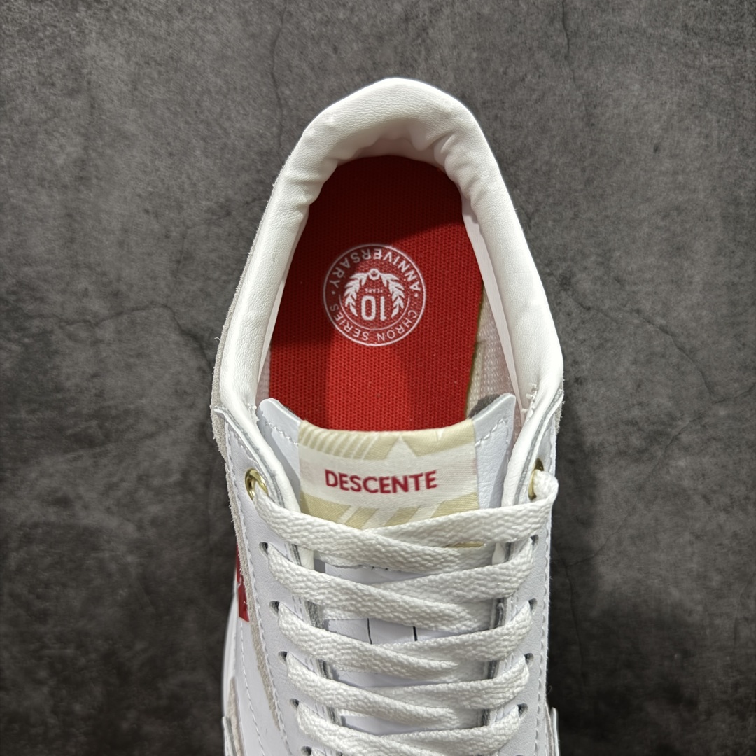 图片[8]-【纯原版】迪桑特DESCENTE Sport Style系列 CHRON RACER复古风运动休闲鞋\\t #原楦原纸版开发版型 #鞋底设计有特殊的纹理或材料，以增加摩擦力，减少滑倒的风险。 #使用耐用的材料制成，能够承受长时间的使用和摩擦，减少磨损。 尺码：36 36.5 37 38 38.5 39 40 40.5 42 42.5 43 44 44.5 45-选品中心