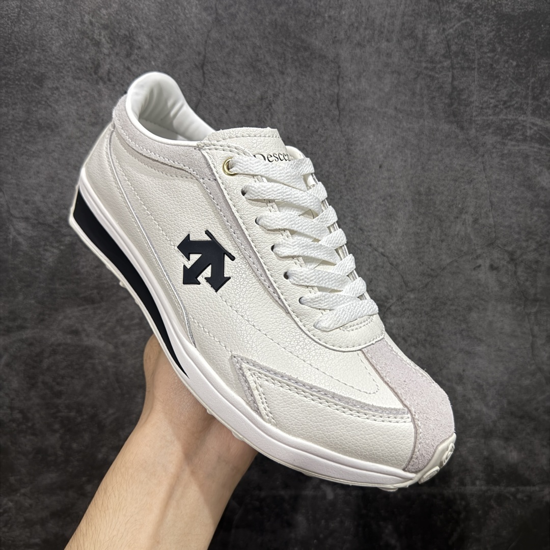 图片[3]-【纯原版】迪桑特DESCENTE Sport Style系列 CHRON RACER复古风运动休闲鞋\\t #原楦原纸版开发版型 #鞋底设计有特殊的纹理或材料，以增加摩擦力，减少滑倒的风险。 #使用耐用的材料制成，能够承受长时间的使用和摩擦，减少磨损。 尺码：36 36.5 37 38 38.5 39 40 40.5 42 42.5 43 44 44.5 45-选品中心