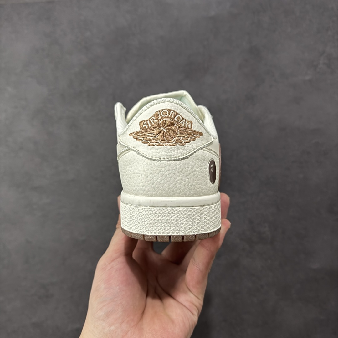 图片[4]-【定制版】Air Jordan 1 Low LOW OG SP AJ1 乔1 猿人头倒钩联名款 低帮复古篮球鞋 #定制鞋盒 大厂纯原品质出货 超高清洁度 皮料切割干净无任何毛边 细节完美 货号：DM7866-108 尺码：36-45-选品中心