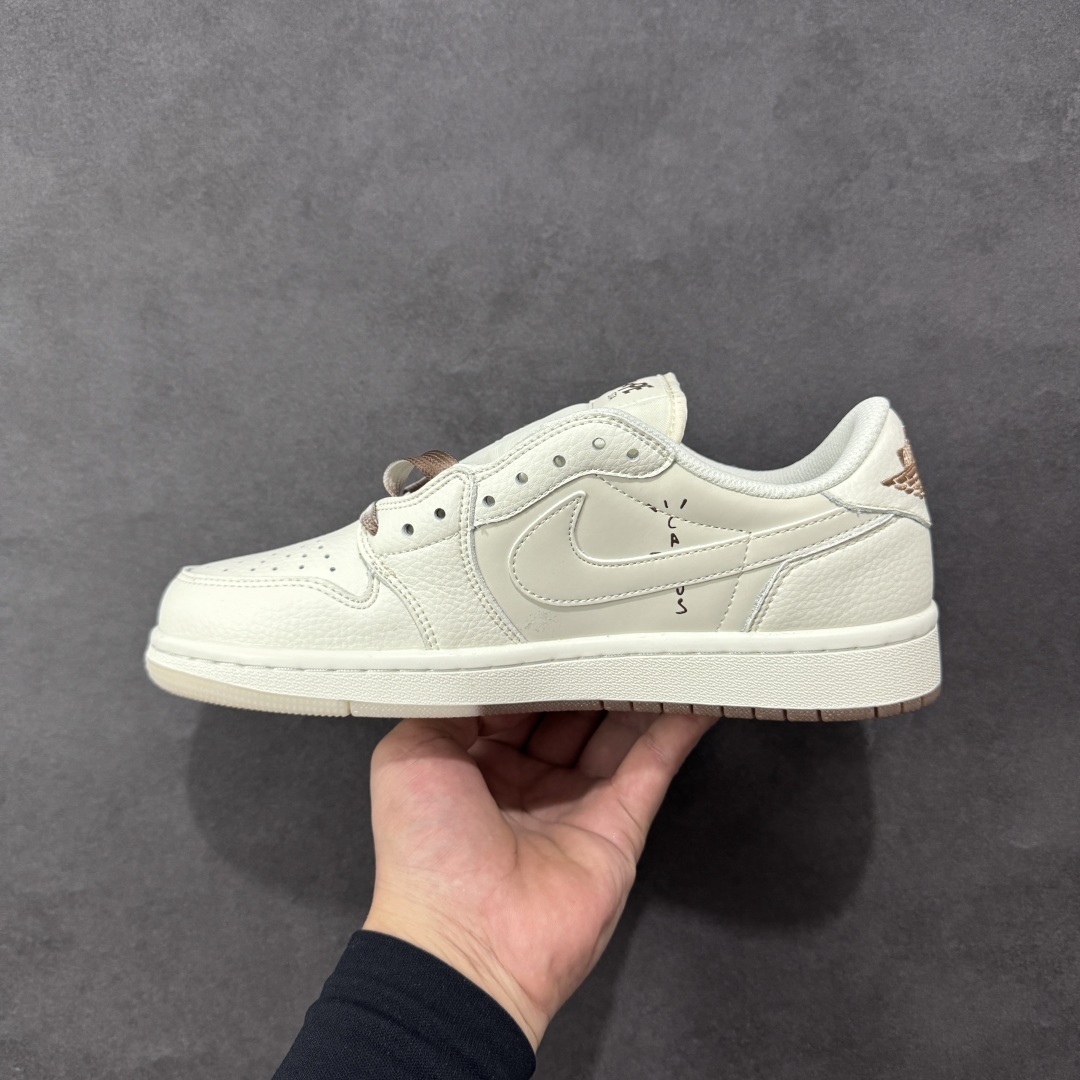 图片[2]-【定制版】Air Jordan 1 Low LOW OG SP AJ1 乔1 猿人头倒钩联名款 低帮复古篮球鞋 #定制鞋盒 大厂纯原品质出货 超高清洁度 皮料切割干净无任何毛边 细节完美 货号：DM7866-108 尺码：36-45-选品中心