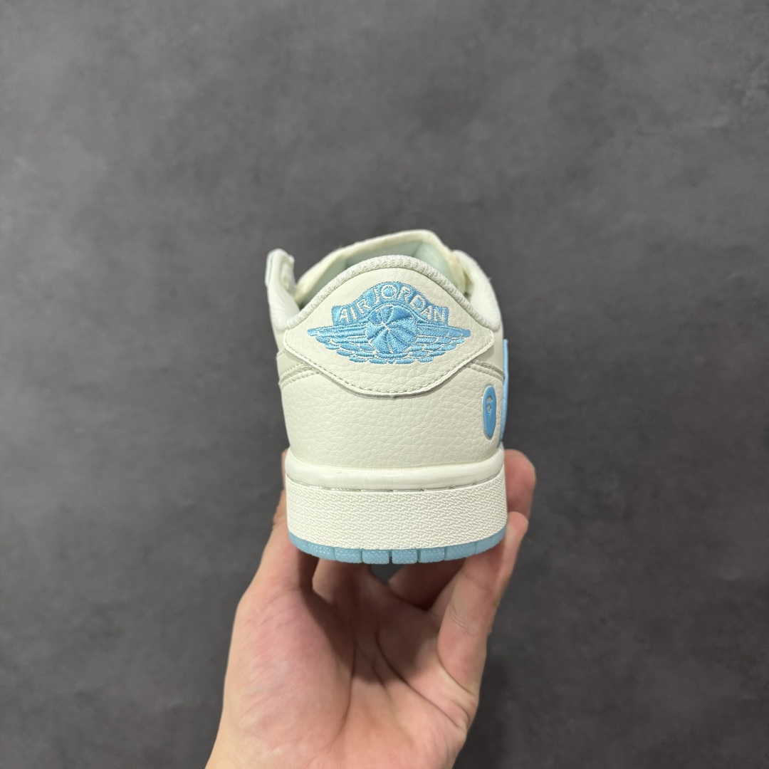 图片[4]-【定制版】Air Jordan 1 Low LOW OG SP AJ1 乔1 猿人头倒钩联名款 低帮复古篮球鞋 #定制鞋盒 大厂纯原品质出货 超高清洁度 皮料切割干净无任何毛边 细节完美 货号：DM7866-107 尺码：36-45-选品中心