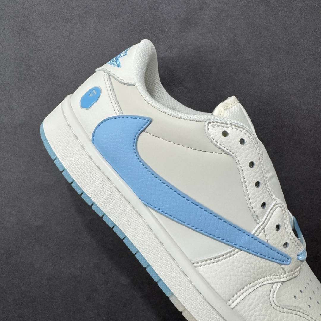 图片[6]-【定制版】Air Jordan 1 Low LOW OG SP AJ1 乔1 猿人头倒钩联名款 低帮复古篮球鞋 #定制鞋盒 大厂纯原品质出货 超高清洁度 皮料切割干净无任何毛边 细节完美 货号：DM7866-107 尺码：36-45-选品中心