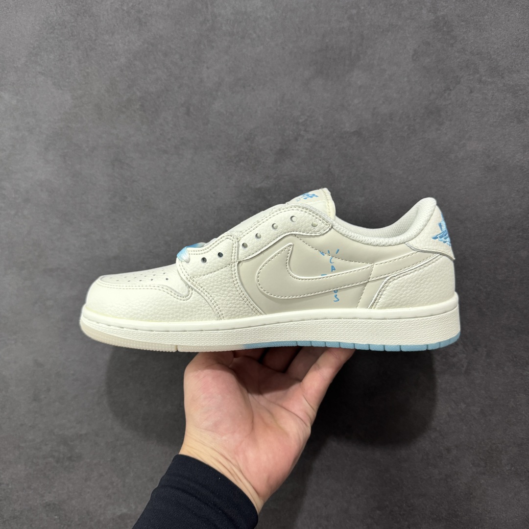 图片[2]-【定制版】Air Jordan 1 Low LOW OG SP AJ1 乔1 猿人头倒钩联名款 低帮复古篮球鞋 #定制鞋盒 大厂纯原品质出货 超高清洁度 皮料切割干净无任何毛边 细节完美 货号：DM7866-107 尺码：36-45-选品中心