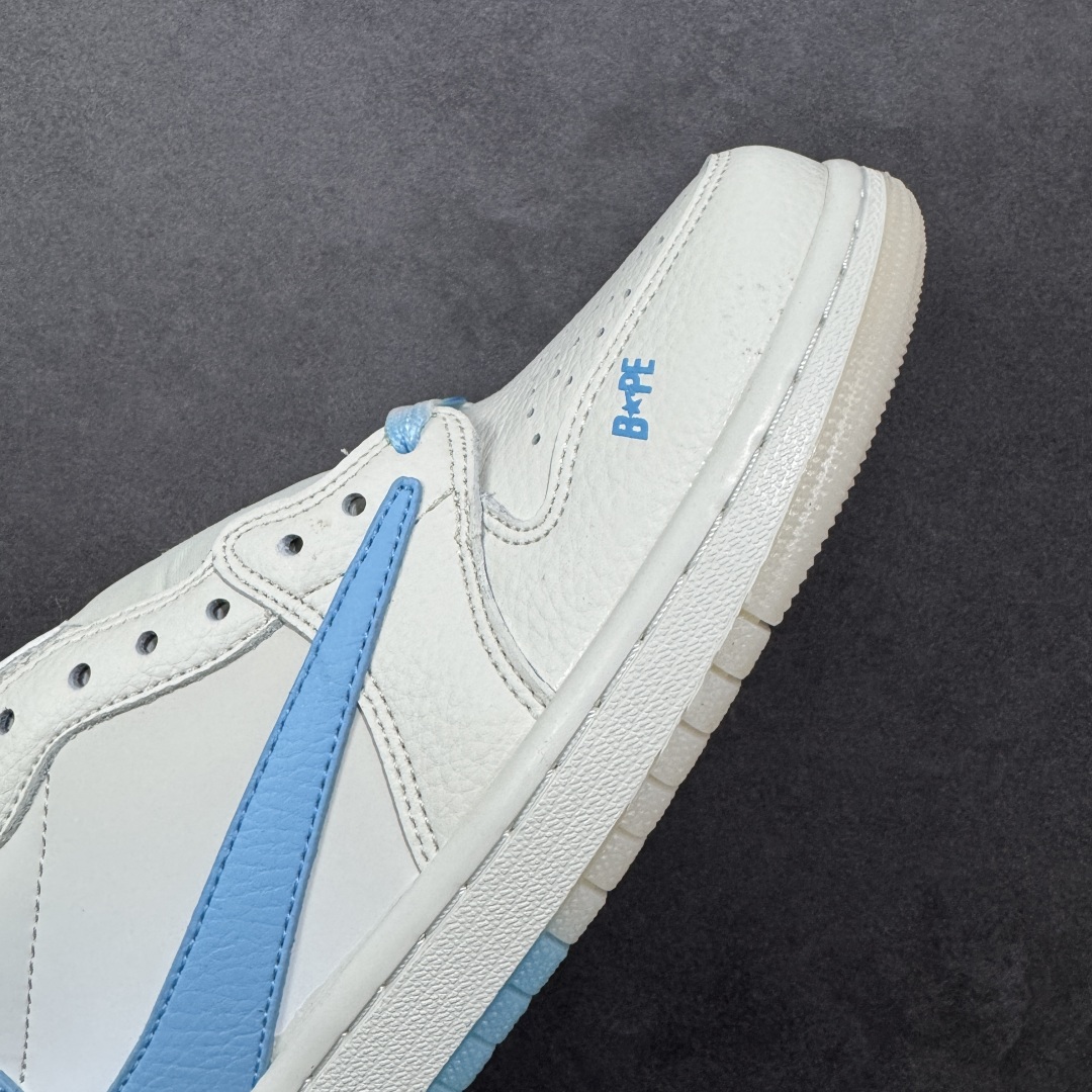 图片[5]-【定制版】Air Jordan 1 Low LOW OG SP AJ1 乔1 猿人头倒钩联名款 低帮复古篮球鞋 #定制鞋盒 大厂纯原品质出货 超高清洁度 皮料切割干净无任何毛边 细节完美 货号：DM7866-107 尺码：36-45-选品中心