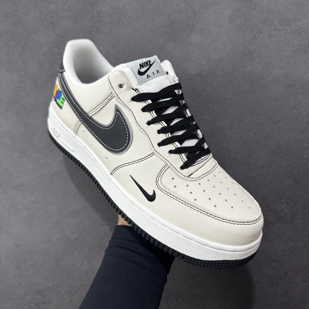 图片[3]-【定制版】Nk Air Force 1‘07 Low NIKE联名 空军一号低帮休闲板鞋  #原楦头原纸板 原装鞋盒 定制五金配件 内置全掌气垫 原厂鞋底 货号：XJ9168-003  尺码：36 36.5 37.5 38 38.5 39 40 40.5 41 42 42.5 43 44 44.5 45-选品中心