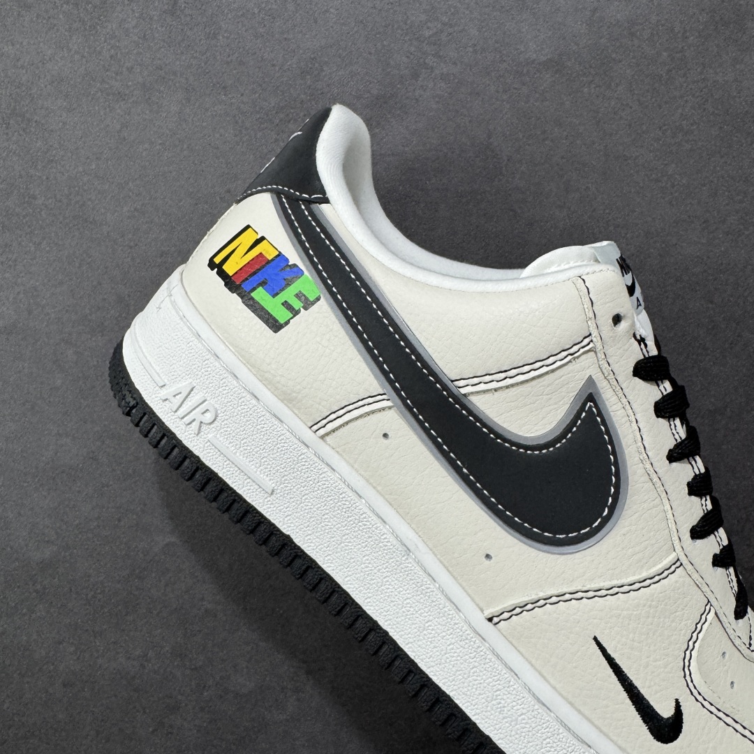 图片[6]-【定制版】Nk Air Force 1‘07 Low NIKE联名 空军一号低帮休闲板鞋  #原楦头原纸板 原装鞋盒 定制五金配件 内置全掌气垫 原厂鞋底 货号：XJ9168-003  尺码：36 36.5 37.5 38 38.5 39 40 40.5 41 42 42.5 43 44 44.5 45-选品中心