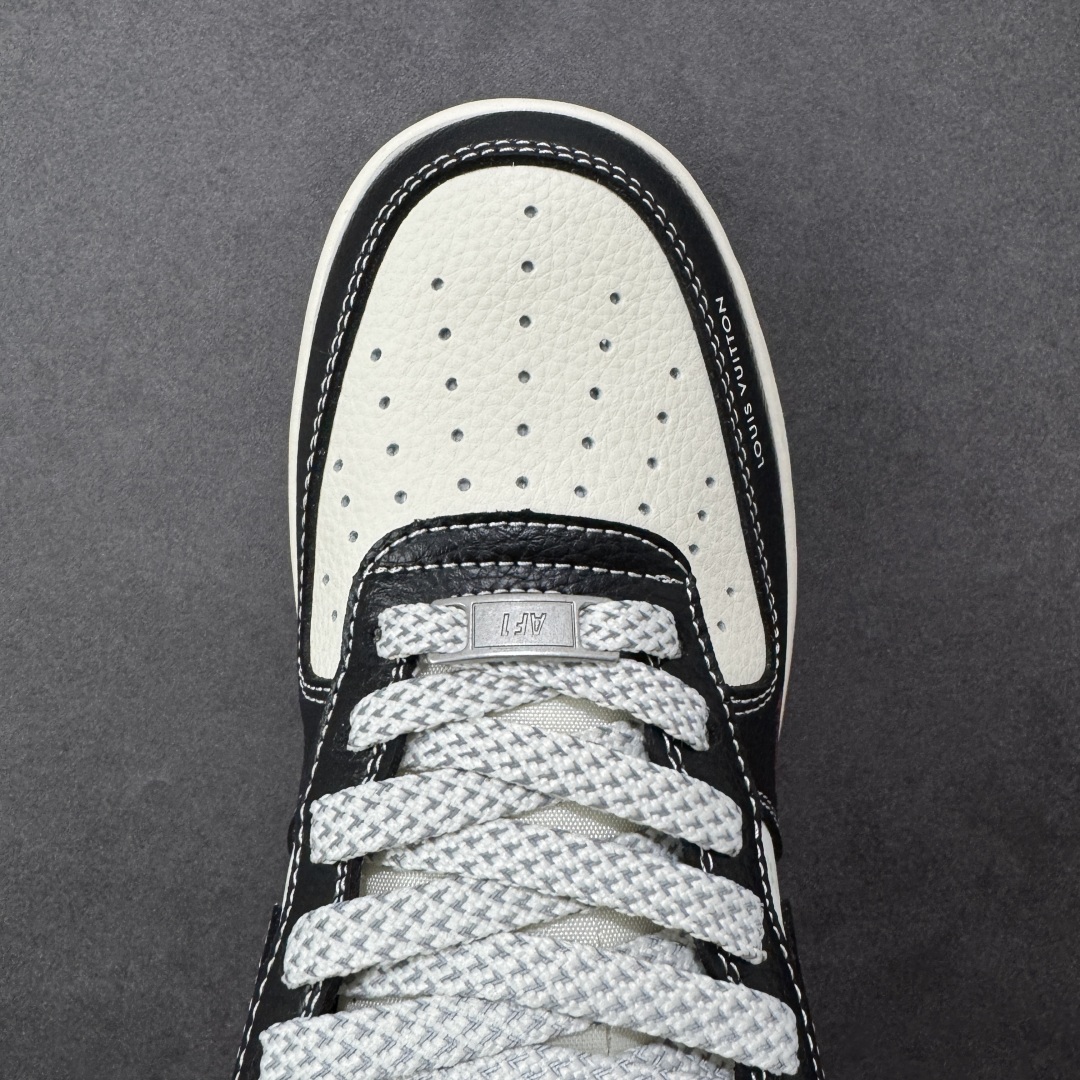图片[8]-【定制版】Nike Air Force 1\’07 Low LV联名 米黑红小双勾 空军一号低帮休闲板鞋  #原楦头原纸板 原装鞋盒 定制五金配件 内置全掌气垫 原厂鞋底 货号：MZ9588-813  尺码：36 36.5 37.5 38 38.5 39 40 40.5 41 42 42.5 43 44 44.5 45-选品中心