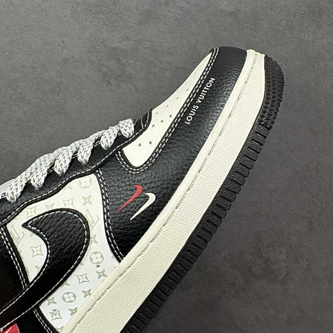 图片[5]-【定制版】Nike Air Force 1\’07 Low LV联名 米黑红小双勾 空军一号低帮休闲板鞋  #原楦头原纸板 原装鞋盒 定制五金配件 内置全掌气垫 原厂鞋底 货号：MZ9588-813  尺码：36 36.5 37.5 38 38.5 39 40 40.5 41 42 42.5 43 44 44.5 45-选品中心