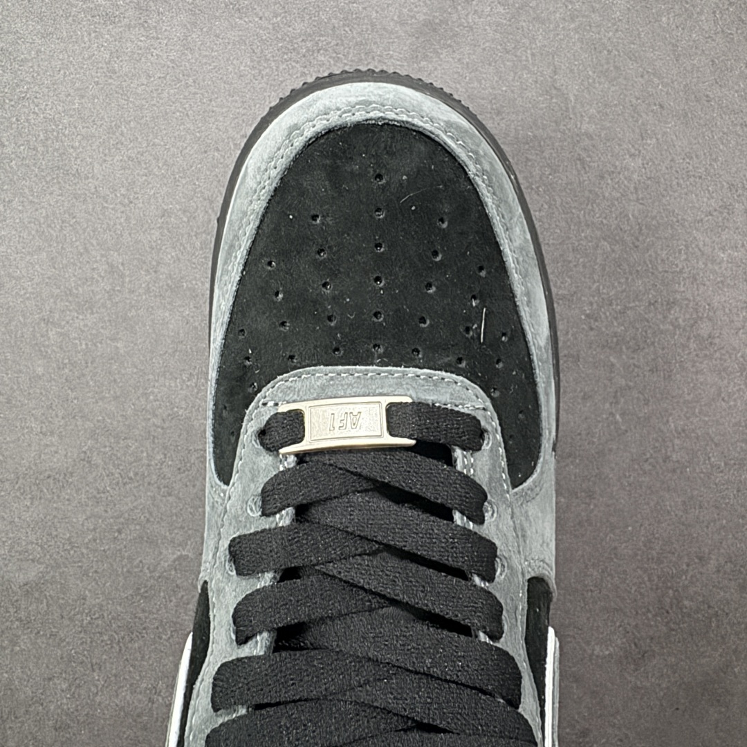 图片[8]-【定制版】Nike Air Force 1\’07 Low 灰黑麂皮 空军一号低帮休闲板鞋  #定制皮料 原盒原包装 原楦头原纸板 纯正版型 内置全掌气垫 货号：ZH0316-133  尺码：36 36.5 37.5 38 38.5 39 40 40.5 41 42 42.5 43 44 44.5 45-选品中心
