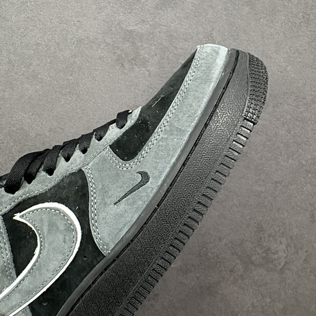 图片[5]-【定制版】Nike Air Force 1\’07 Low 灰黑麂皮 空军一号低帮休闲板鞋  #定制皮料 原盒原包装 原楦头原纸板 纯正版型 内置全掌气垫 货号：ZH0316-133  尺码：36 36.5 37.5 38 38.5 39 40 40.5 41 42 42.5 43 44 44.5 45-选品中心