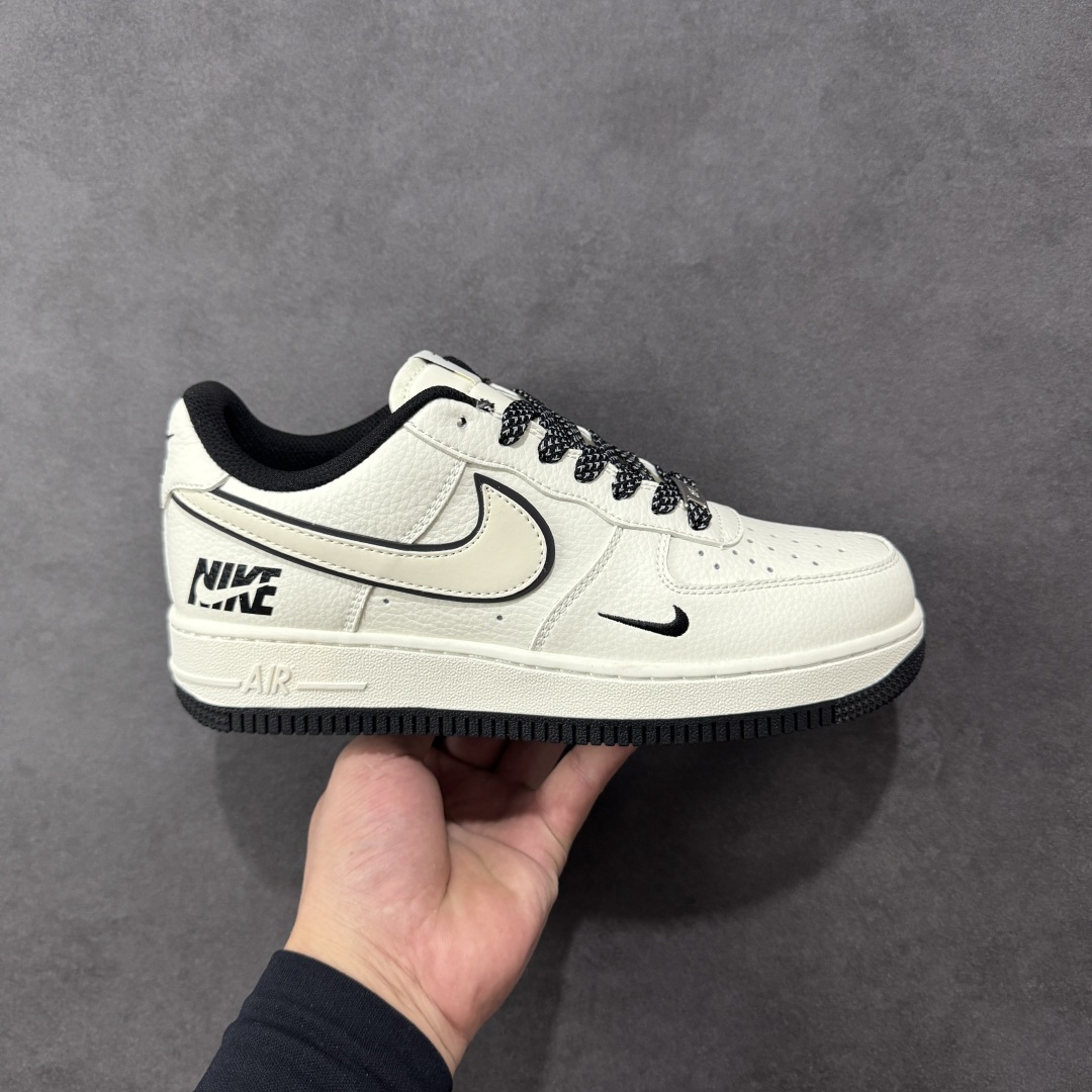【定制版】Nike Air Force 1\'07 Low 黑标 空军一号低帮休闲板鞋 CS5288-047  #原楦头原纸板 原装鞋盒 定制五金配件 内置全掌气垫 原厂鞋底  尺码：36 36.5 37.5 38 38.5 39 40 编码：HXSA310320-选品中心