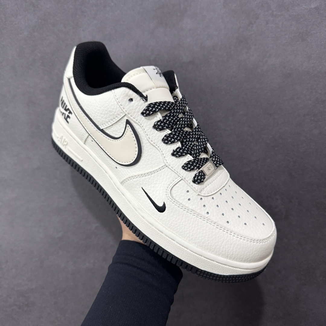 图片[3]-【定制版】Nike Air Force 1\’07 Low 黑标 空军一号低帮休闲板鞋 CS5288-047  #原楦头原纸板 原装鞋盒 定制五金配件 内置全掌气垫 原厂鞋底  尺码：36 36.5 37.5 38 38.5 39 40 编码：HXSA310320-选品中心