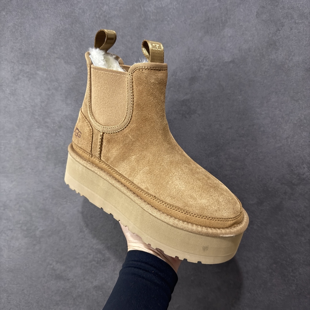 图片[3]-【公司级】UGG切尔西雪地靴 UGG2022秋冬新款女士休闲舒适厚底切尔西松紧带毛毛鞋时尚靴明星同款 型号：1134526 尺码：35-40 编码：HSRB310320-选品中心