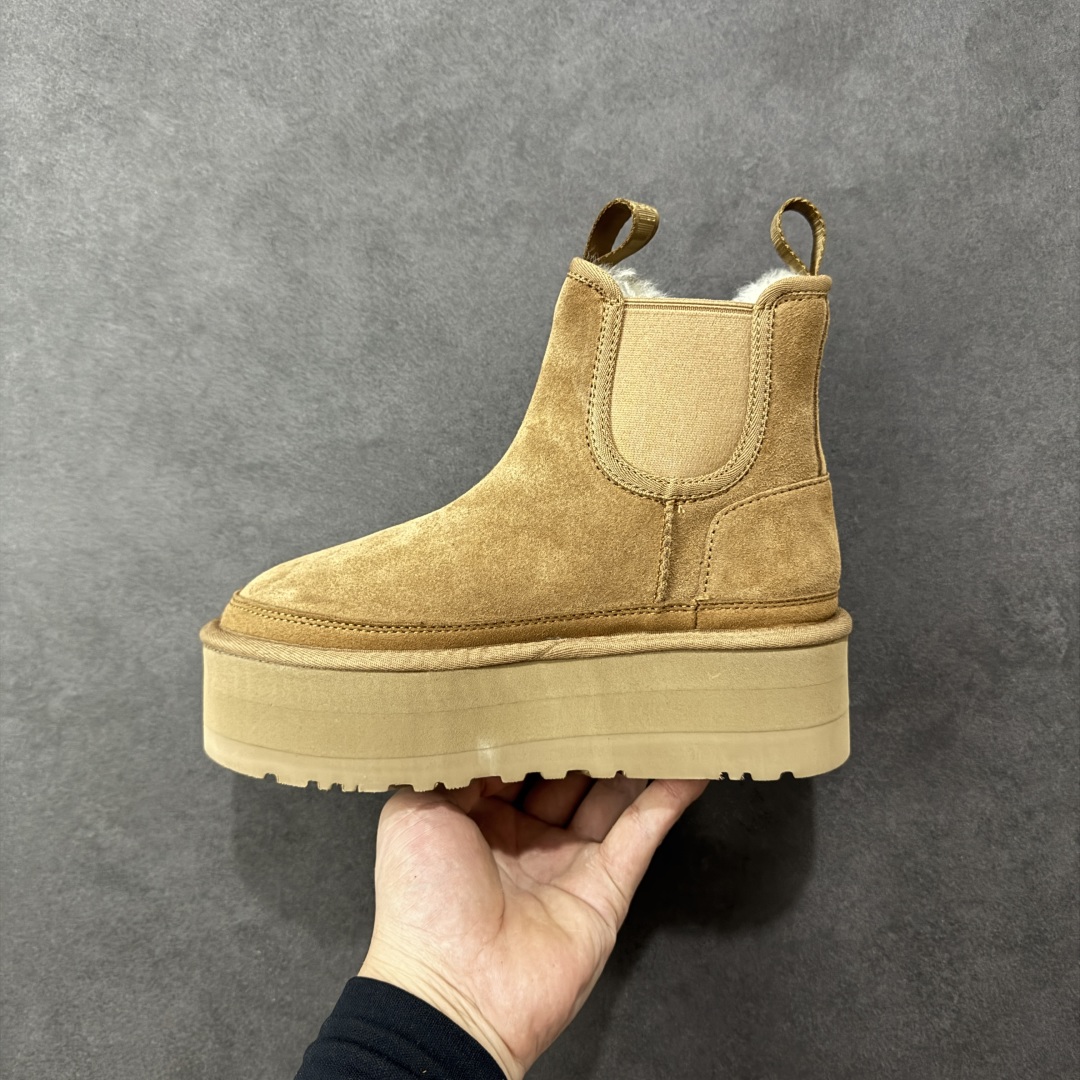 图片[2]-【公司级】UGG切尔西雪地靴 UGG2022秋冬新款女士休闲舒适厚底切尔西松紧带毛毛鞋时尚靴明星同款 型号：1134526 尺码：35-40 编码：HSRB310320-选品中心