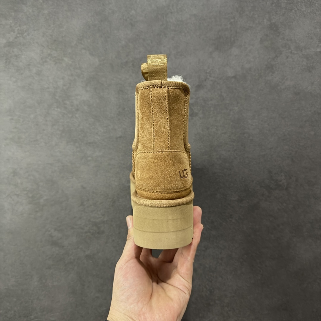 图片[4]-【公司级】UGG切尔西雪地靴 UGG2022秋冬新款女士休闲舒适厚底切尔西松紧带毛毛鞋时尚靴明星同款 型号：1134526 尺码：35-40 编码：HSRB310320-选品中心