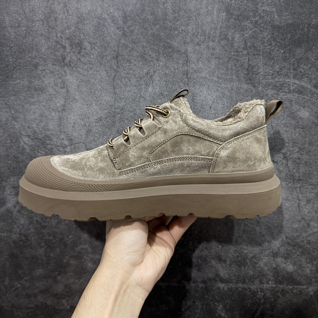 图片[2]-【广东纯原版】UGG秋冬新品（毛绒一体内里🔥保暖锁热）秋冬必备 户外男士休闲鞋雪地靴系列 广东大厂品质 秋冬新款 时尚潮流搭配 面料釆用意大利进口磨砂牛皮 全鞋真牛皮材料 大底到五金都是代工厂原材料制作 好货不杀猪 首单质量严格把控 全套官网统一包装 今年冬季防寒户外专用产品 日常随意搭配 型男必备‼美国轻奢品牌【UGG】Tasman Weather Hybrid 塔斯曼混合系列轻量休闲鞋尺码：39-44-选品中心