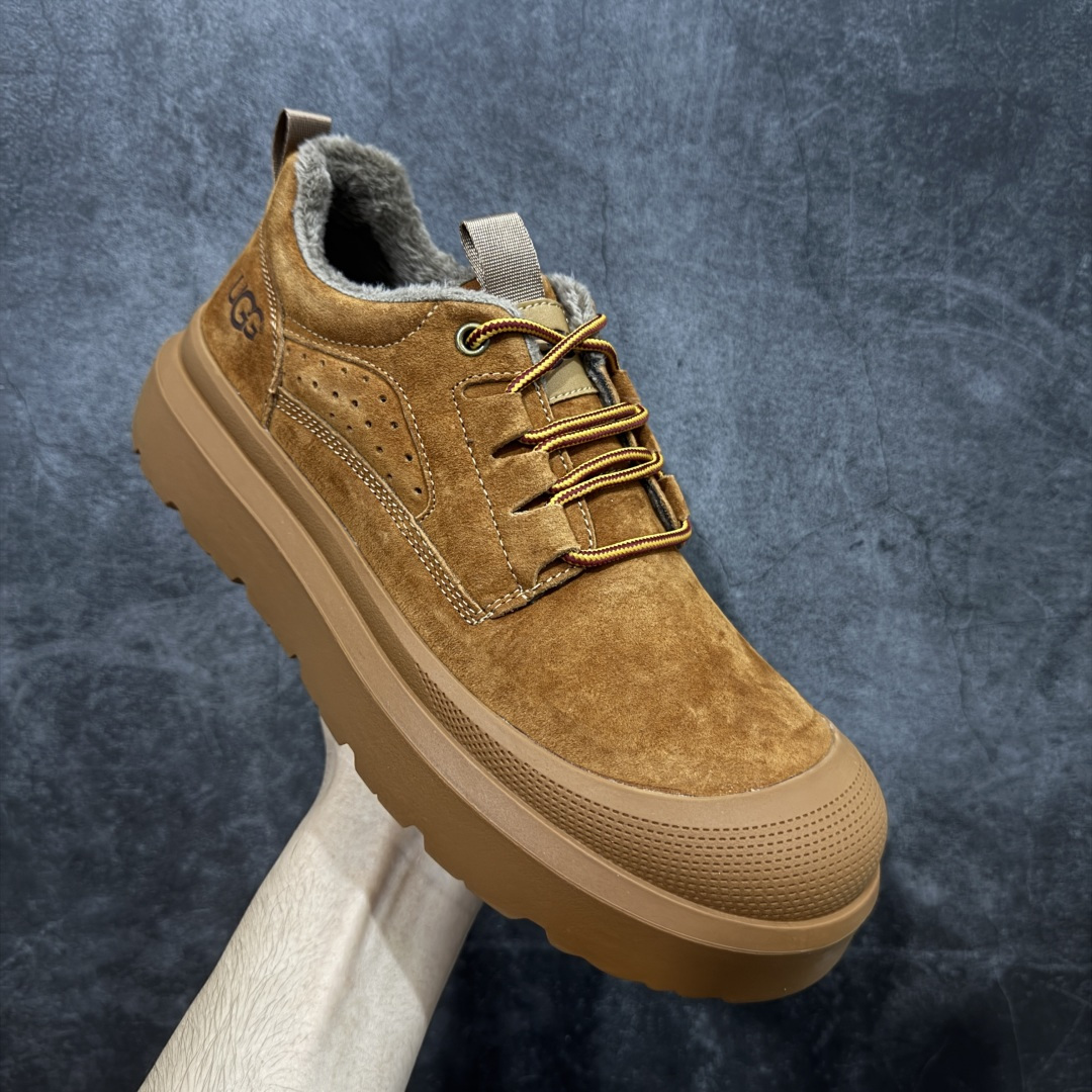 图片[3]-【广东纯原版】UGG秋冬新品（毛绒一体内里🔥保暖锁热）秋冬必备 户外男士休闲鞋雪地靴系列 广东大厂品质 秋冬新款 时尚潮流搭配 面料釆用意大利进口磨砂牛皮 全鞋真牛皮材料 大底到五金都是代工厂原材料制作 好货不杀猪 首单质量严格把控 全套官网统一包装 今年冬季防寒户外专用产品 日常随意搭配 型男必备‼美国轻奢品牌【UGG】Tasman Weather Hybrid 塔斯曼混合系列轻量休闲鞋尺码：39-44-选品中心