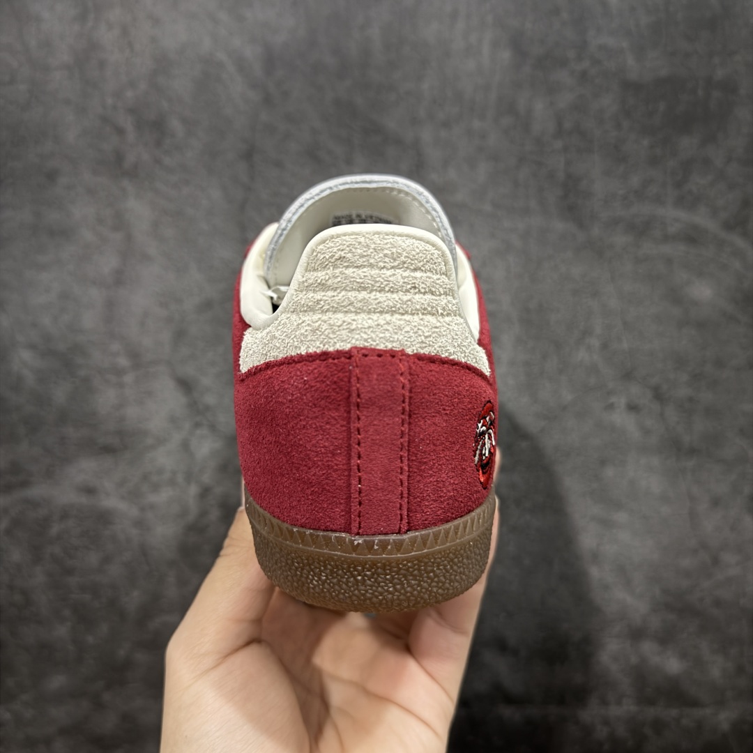 图片[4]-【XC纯原】AD Originals Samba OG TAL 红色 脸谱面具 低帮舒适百搭休闲板鞋 纯原品质 全新高端零售平台专供品质出货 全鞋身采用头层牛皮 包括鞋舌也是头层皮 私模大底 非市面公底 货号：IG8905 尺码：35 36 36.5 37 38 38.5 39 40-选品中心