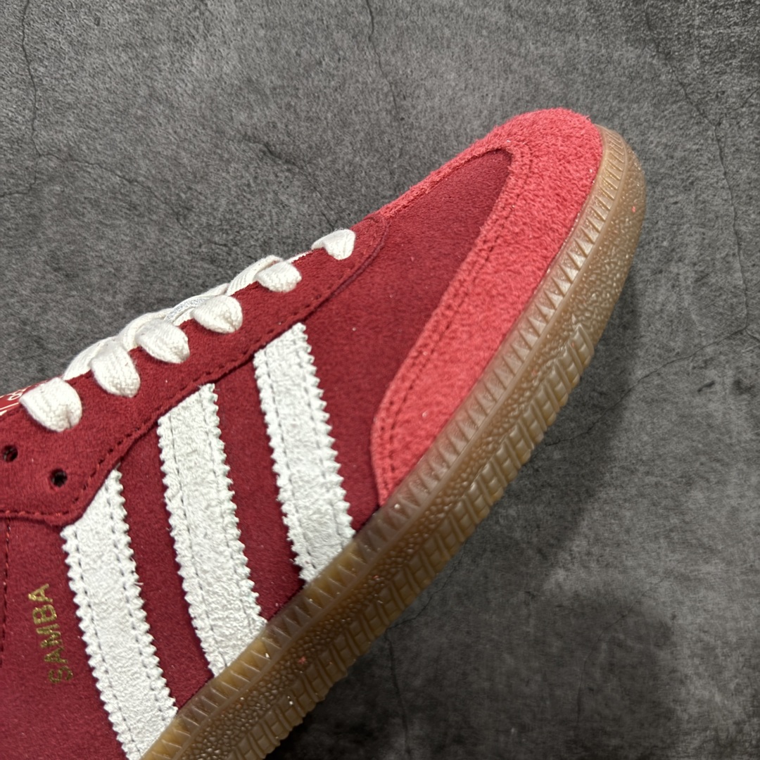 图片[6]-【XC纯原】AD Originals Samba OG TAL 红色 脸谱面具 低帮舒适百搭休闲板鞋 纯原品质 全新高端零售平台专供品质出货 全鞋身采用头层牛皮 包括鞋舌也是头层皮 私模大底 非市面公底 货号：IG8905 尺码：35 36 36.5 37 38 38.5 39 40-选品中心