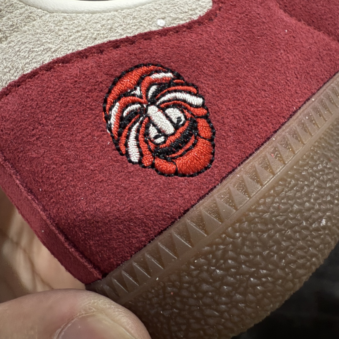 图片[3]-【XC纯原】AD Originals Samba OG TAL 红色 脸谱面具 低帮舒适百搭休闲板鞋 纯原品质 全新高端零售平台专供品质出货 全鞋身采用头层牛皮 包括鞋舌也是头层皮 私模大底 非市面公底 货号：IG8905 尺码：35 36 36.5 37 38 38.5 39 40-选品中心