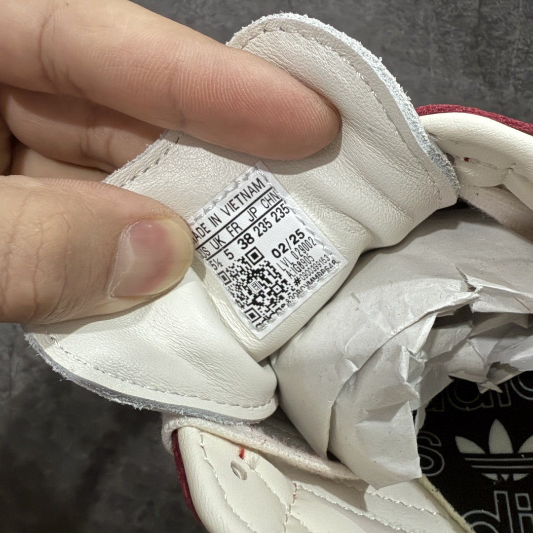 图片[7]-【XC纯原】AD Originals Samba OG TAL 红色 脸谱面具 低帮舒适百搭休闲板鞋 纯原品质 全新高端零售平台专供品质出货 全鞋身采用头层牛皮 包括鞋舌也是头层皮 私模大底 非市面公底 货号：IG8905 尺码：35 36 36.5 37 38 38.5 39 40-选品中心