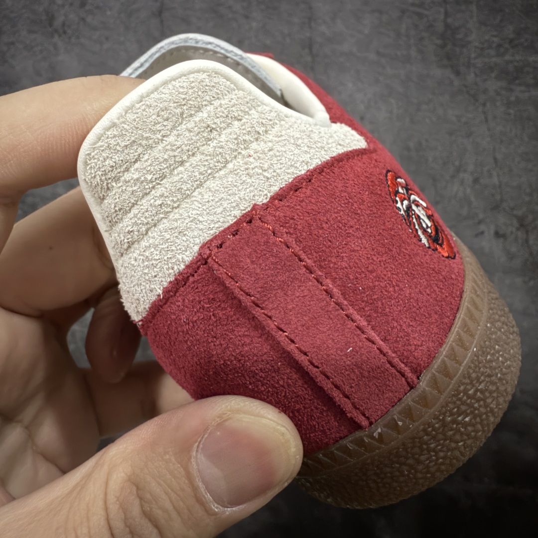 图片[2]-【XC纯原】AD Originals Samba OG TAL 红色 脸谱面具 低帮舒适百搭休闲板鞋 纯原品质 全新高端零售平台专供品质出货 全鞋身采用头层牛皮 包括鞋舌也是头层皮 私模大底 非市面公底 货号：IG8905 尺码：35 36 36.5 37 38 38.5 39 40-选品中心