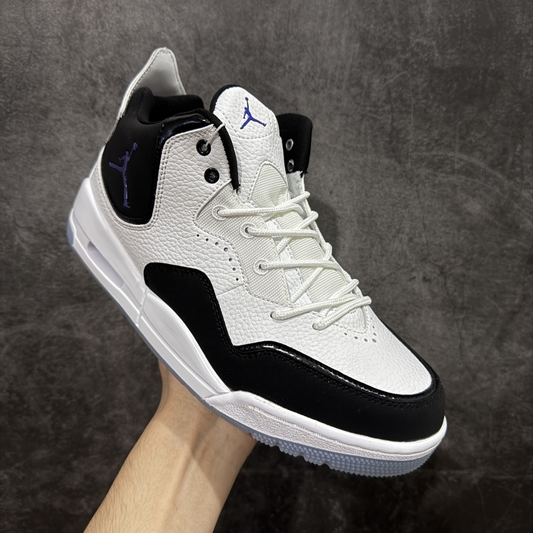 图片[3]-【黑金纯原版】Air Jordan Courtside 23 AJ23 乔23 简版中帮复古休闲运动文化篮球鞋 AR1000-104 原装级别重装出货 正确鞋舌立体高频 原厂数据独家私磨 原厂纸板开发操作 原盒原包装 每双鞋都来自于原鞋开发对色卡，妥妥的放心 采用头层皮皮革以及轻便牛巴皮革 市场最好版本 尺码：36 36.5 37.5 38 38.5 39 40 40.5 41 42 42.5 43 44 44.5 45 46-选品中心