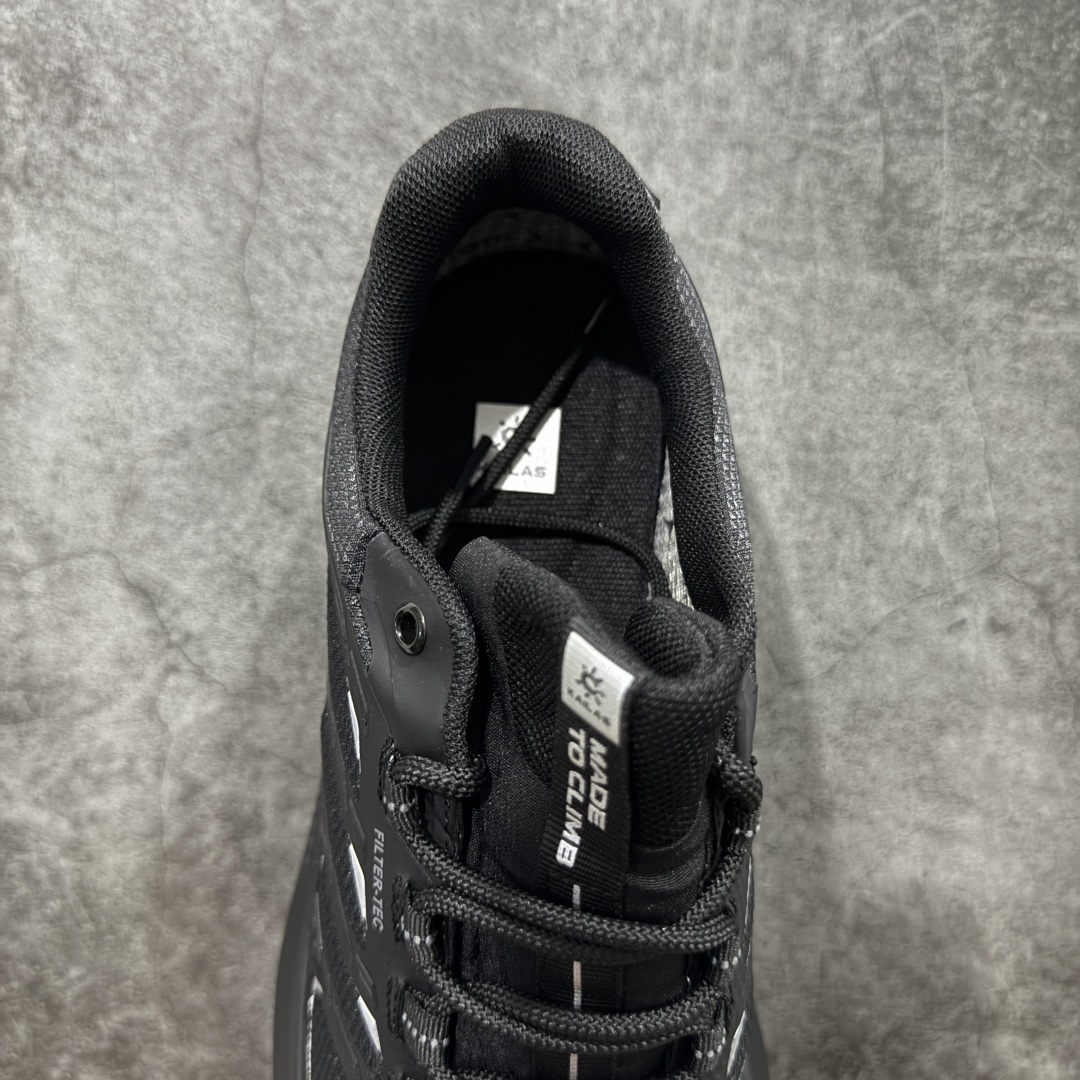 图片[8]-【公司级】凯乐石KAILAS 远征5 Max Flt 舒适简约经典登山 防滑耐磨防水 低帮 徒步鞋 鞋面材质：运用耐磨防砂网布，能防止沙石进入鞋内，同时具备良好的透气性，可让脚部保持干爽。 \\t鞋底性能：搭载Vibram防滑耐磨大底，有出色的抓地力，仿鲨齿纹路设计，能应对各种复杂路面；鞋底还能提供良好的稳定性和支撑力，减少脚部疲劳。 \\t防水技术：采用FILTERTEC防水透气技术，防水指数高达8000mm H₂O，能有效防止雨水渗透，同时能保持脚面干爽。 \\t细节设计：鞋头采用橡胶防撞包边，保护脚趾免受伤害；鞋舌一体式设计，防止碎石泥沙进入；采用亚洲人脚型鞋楦设计，配合中腰包裹，提高舒适性。 适用场景：适合多日或单日轻装徒步，也可用于城市通勤，是一双兼顾户外与日常穿着的多功能鞋子。 尺码：40-45-选品中心