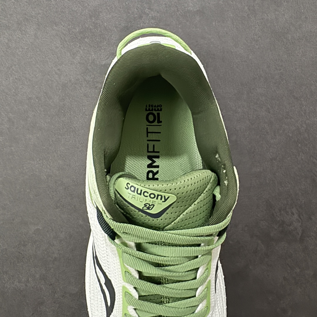 图片[7]-【公司级】索康尼/Saucony Triumph 21 胜利21代系列低帮轻量舒适多功能休闲运动慢跑鞋 采用工学透气网织鞋面材质#内嵌3D环绕包裹缓震鞋垫#中底搭载 PWRRUN+高弹缓震泡棉材质,舒适踩S感!!#外置镂空XT-900橡胶大底 货号：S20881-31 尺码：36-46-选品中心