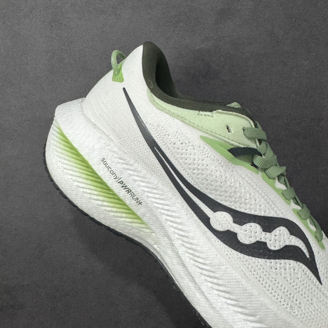 图片[6]-【公司级】索康尼/Saucony Triumph 21 胜利21代系列低帮轻量舒适多功能休闲运动慢跑鞋 采用工学透气网织鞋面材质#内嵌3D环绕包裹缓震鞋垫#中底搭载 PWRRUN+高弹缓震泡棉材质,舒适踩S感!!#外置镂空XT-900橡胶大底 货号：S20881-31 尺码：36-46-选品中心