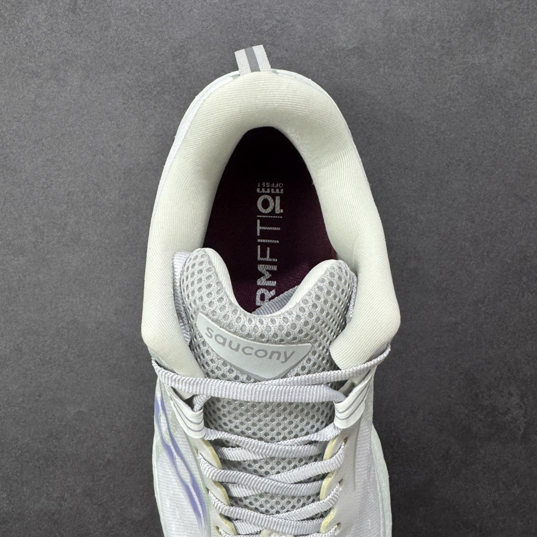 图片[7]-【公司级】索康尼/Saucony Triumph 21 胜利21代系列低帮轻量舒适多功能休闲运动慢跑鞋 采用工学透气网织鞋面材质#内嵌3D环绕包裹缓震鞋垫#中底搭载 PWRRUN+高弹缓震泡棉材质,舒适踩S感!!#外置镂空XT-900橡胶大底 货号：S20964-245 尺码：36-40-选品中心