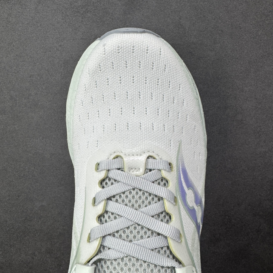 图片[8]-【公司级】索康尼/Saucony Triumph 21 胜利21代系列低帮轻量舒适多功能休闲运动慢跑鞋 采用工学透气网织鞋面材质#内嵌3D环绕包裹缓震鞋垫#中底搭载 PWRRUN+高弹缓震泡棉材质,舒适踩S感!!#外置镂空XT-900橡胶大底 货号：S20964-245 尺码：36-40-选品中心