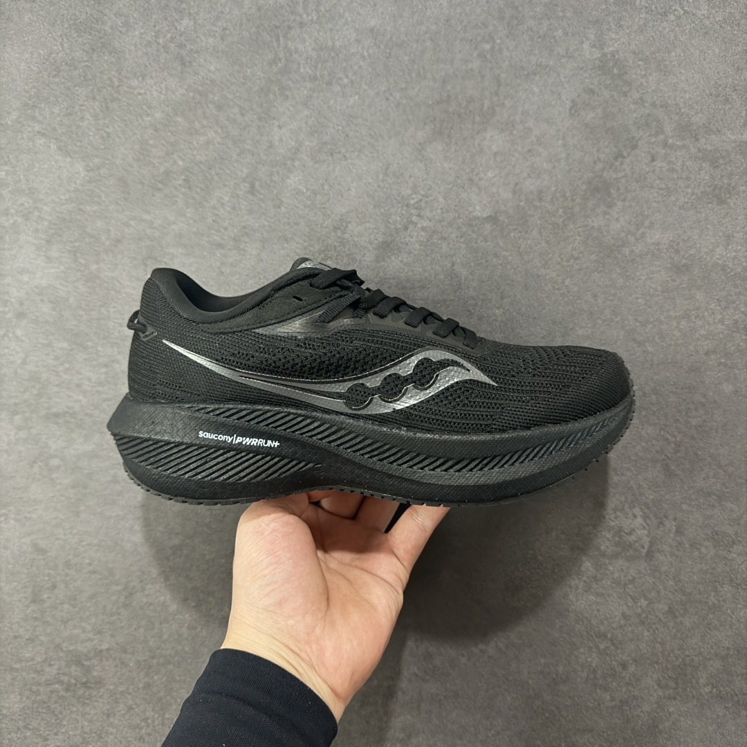 【公司级】索康尼/Saucony Triumph 21 胜利21代系列低帮轻量舒适多功能休闲运动慢跑鞋 采用工学透气网织鞋面材质#内嵌3D环绕包裹缓震鞋垫#中底搭载 PWRRUN+高弹缓震泡棉材质,舒适踩S感!!#外置镂空XT-900橡胶大底 货号：S20881-10 尺码：36-46-选品中心