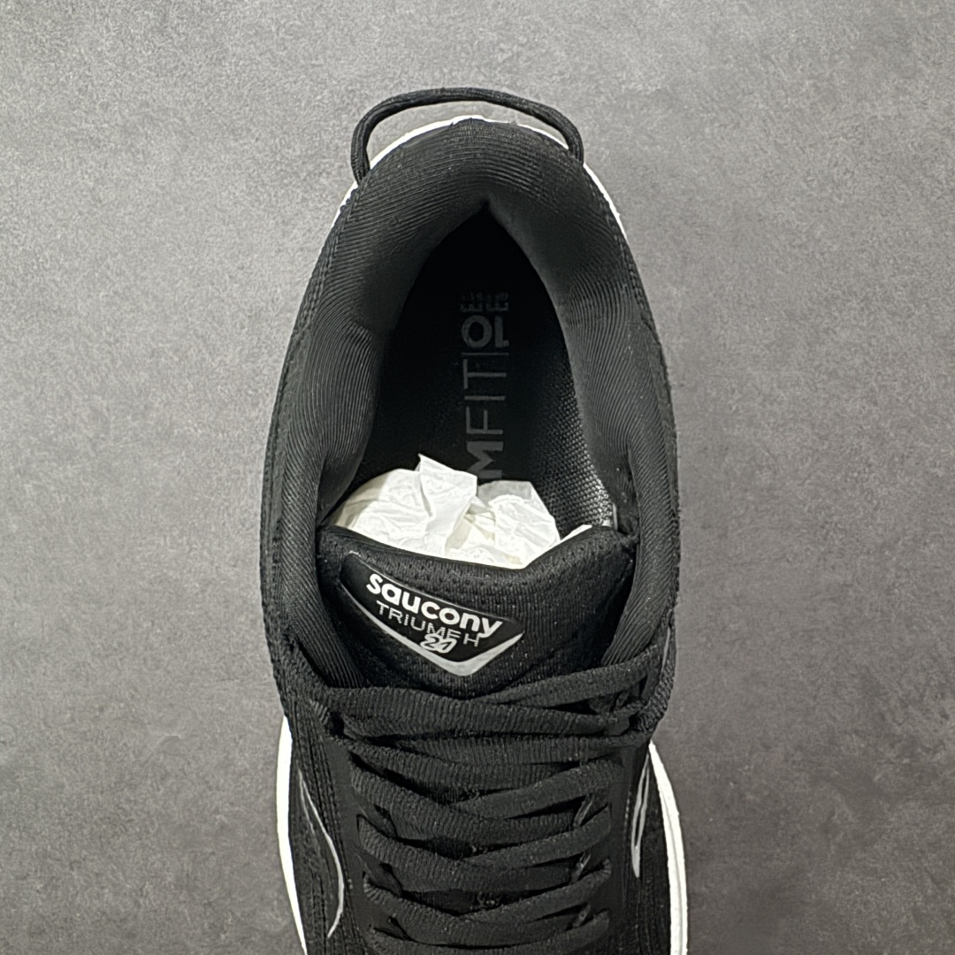 图片[7]-【公司级】索康尼/Saucony Triumph 21 胜利21代系列低帮轻量舒适多功能休闲运动慢跑鞋 采用工学透气网织鞋面材质#内嵌3D环绕包裹缓震鞋垫#中底搭载 PWRRUN+高弹缓震泡棉材质,舒适踩S感!!#外置镂空XT-900橡胶大底 货号：S20881-12 尺码：36-46-选品中心