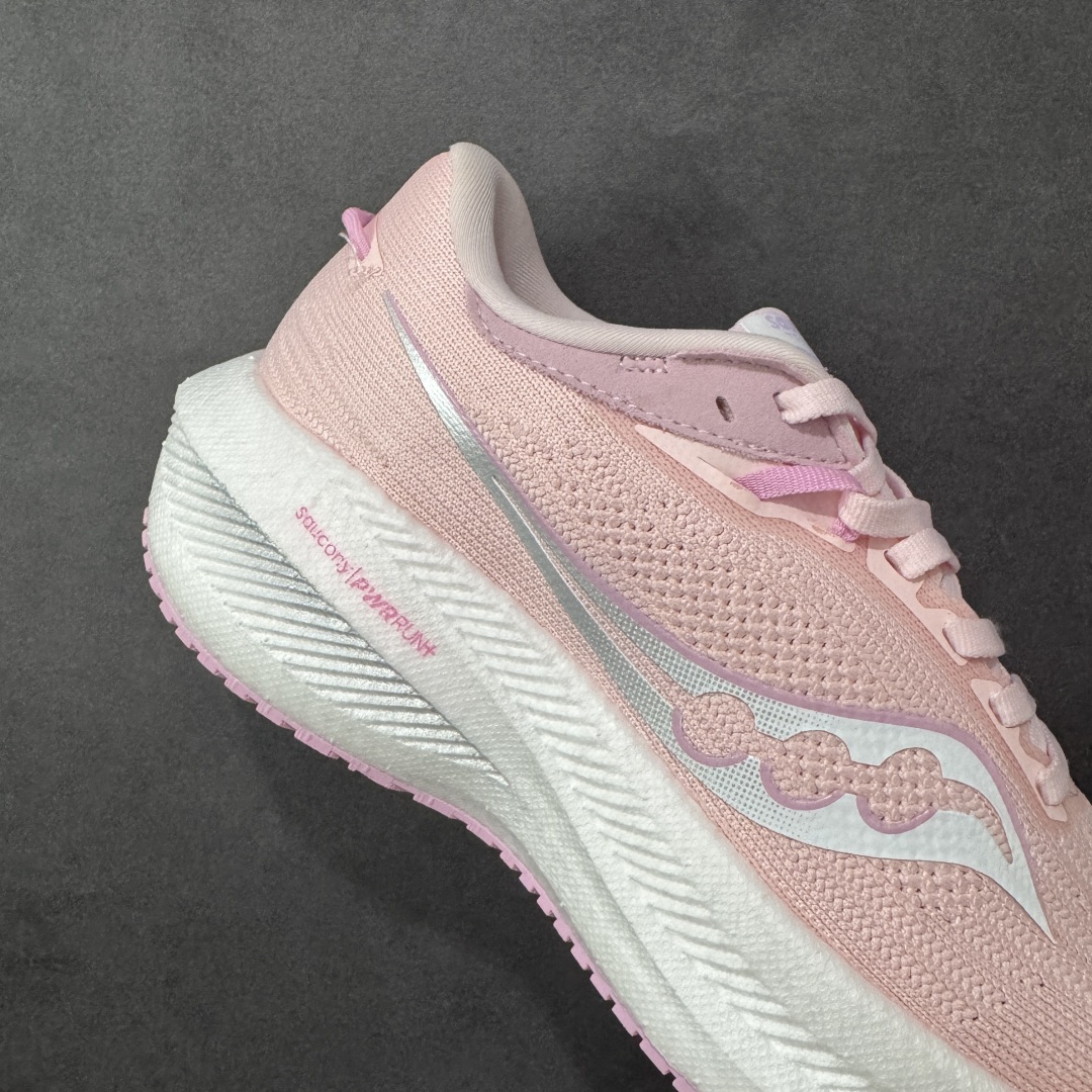 图片[6]-【公司级】索康尼/Saucony Triumph 21 胜利21代系列低帮轻量舒适多功能休闲运动慢跑鞋 采用工学透气网织鞋面材质#内嵌3D环绕包裹缓震鞋垫#中底搭载 PWRRUN+高弹缓震泡棉材质,舒适踩S感!!#外置镂空XT-900橡胶大底 货号：S20881-34 尺码：36-40-选品中心