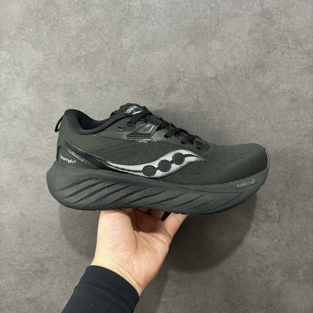 【公司级】索康尼/Saucony Triumph 22 胜利22代系列低帮轻量舒适多功能休闲运动慢跑鞋 采用工学透气网织鞋面材质#内嵌3D环绕包裹缓震鞋垫#中底搭载 PWRRUN+高弹缓震泡棉材质,舒适踩S感!!#外置镂空XT-900橡胶大底 货号：S20964-201 尺码：36-45-选品中心