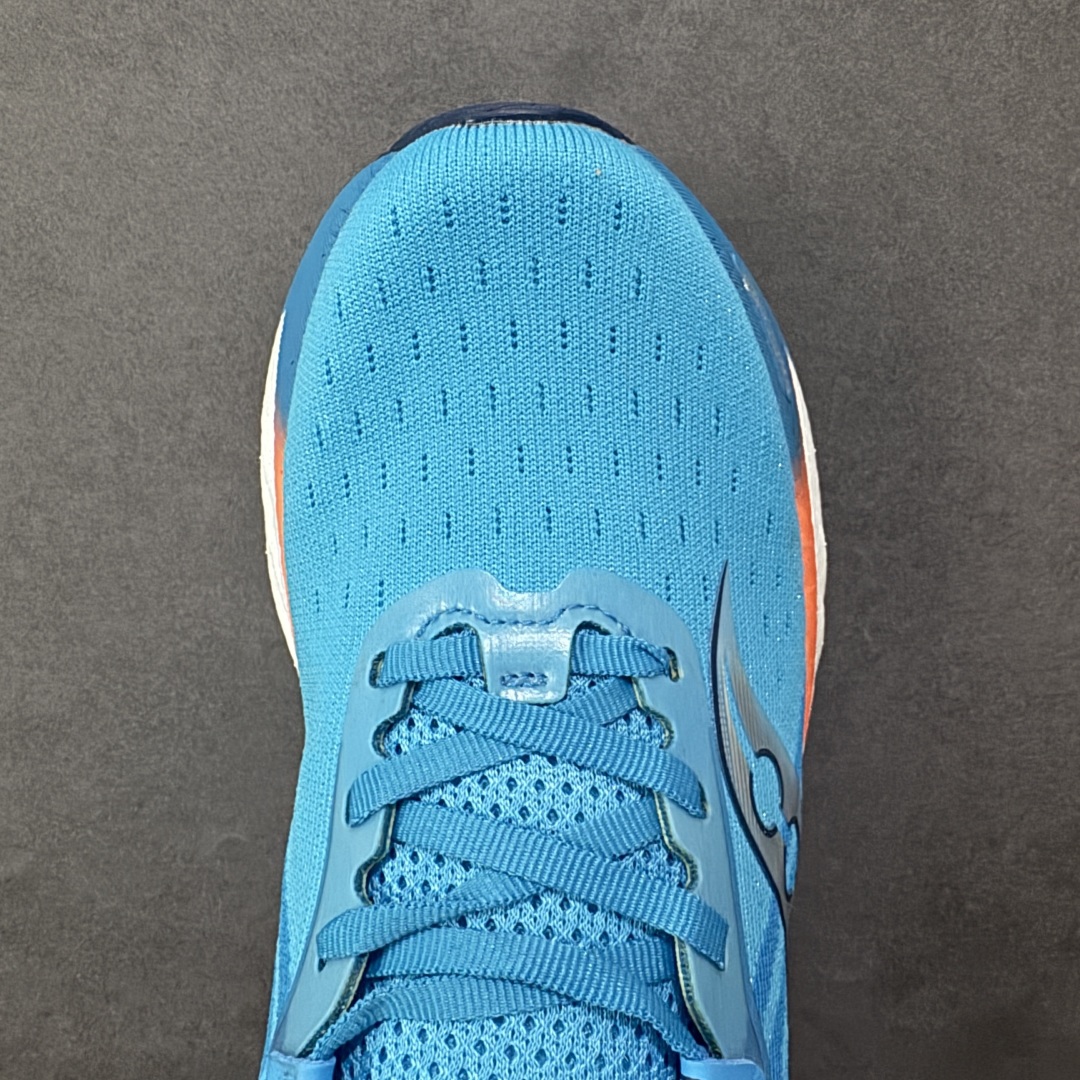 图片[8]-【公司级】索康尼/Saucony Triumph 22 胜利22代系列低帮轻量舒适多功能休闲运动慢跑鞋 采用工学透气网织鞋面材质#内嵌3D环绕包裹缓震鞋垫#中底搭载 PWRRUN+高弹缓震泡棉材质,舒适踩S感!!#外置镂空XT-900橡胶大底 货号：S20964-217 尺码：36-45-选品中心