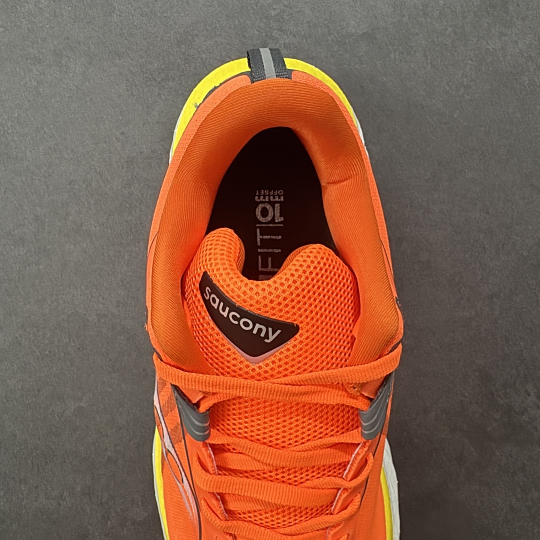 图片[7]-【公司级】索康尼/Saucony Triumph 22 胜利22代系列低帮轻量舒适多功能休闲运动慢跑鞋 采用工学透气网织鞋面材质#内嵌3D环绕包裹缓震鞋垫#中底搭载 PWRRUN+高弹缓震泡棉材质,舒适踩S感!!#外置镂空XT-900橡胶大底 货号：S20964-215 尺码：36-45-选品中心