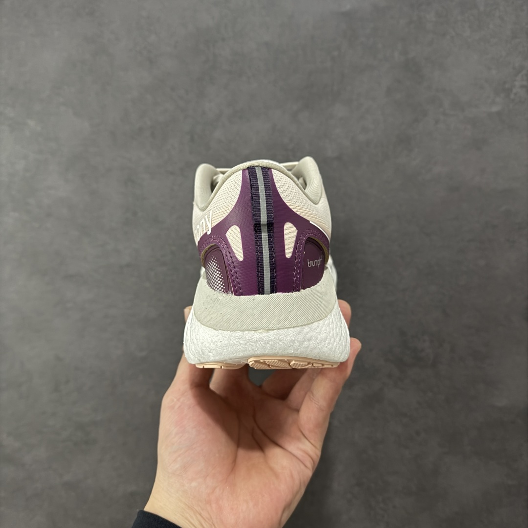 图片[4]-【公司级】索康尼/Saucony Triumph 22 胜利22代系列低帮轻量舒适多功能休闲运动慢跑鞋 采用工学透气网织鞋面材质#内嵌3D环绕包裹缓震鞋垫#中底搭载 PWRRUN+高弹缓震泡棉材质,舒适踩S感!!#外置镂空XT-900橡胶大底 货号：S20964-240 尺码：36-40-选品中心