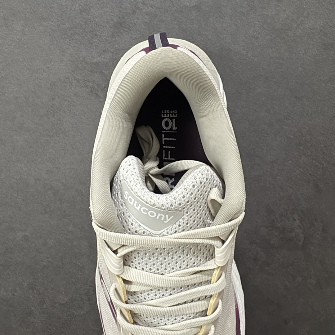 图片[7]-【公司级】索康尼/Saucony Triumph 22 胜利22代系列低帮轻量舒适多功能休闲运动慢跑鞋 采用工学透气网织鞋面材质#内嵌3D环绕包裹缓震鞋垫#中底搭载 PWRRUN+高弹缓震泡棉材质,舒适踩S感!!#外置镂空XT-900橡胶大底 货号：S20964-240 尺码：36-40-选品中心