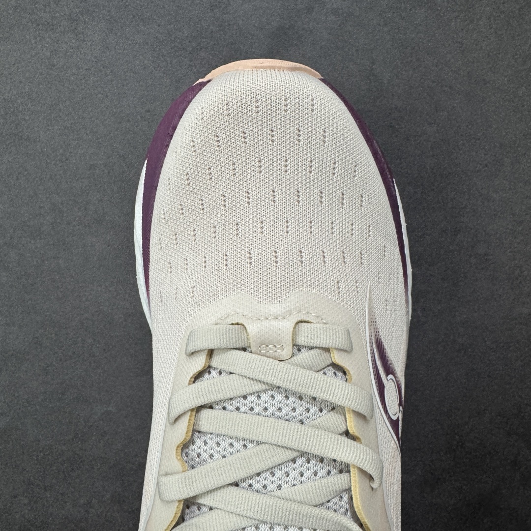 图片[8]-【公司级】索康尼/Saucony Triumph 22 胜利22代系列低帮轻量舒适多功能休闲运动慢跑鞋 采用工学透气网织鞋面材质#内嵌3D环绕包裹缓震鞋垫#中底搭载 PWRRUN+高弹缓震泡棉材质,舒适踩S感!!#外置镂空XT-900橡胶大底 货号：S20964-240 尺码：36-40-选品中心